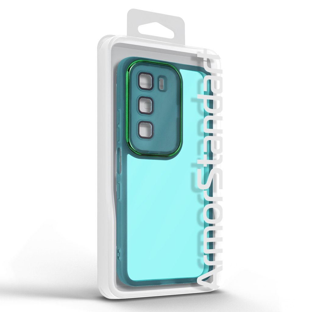 Чохол до мобільного телефона Armorstandart Shade Infinix Hot 60i 4G Dark Green (ARM87947) - фото 3 Чохол до мобільного телефона Armorstandart Shade Infinix Hot 60i 4G Dark Green (ARM87947) - фото 3