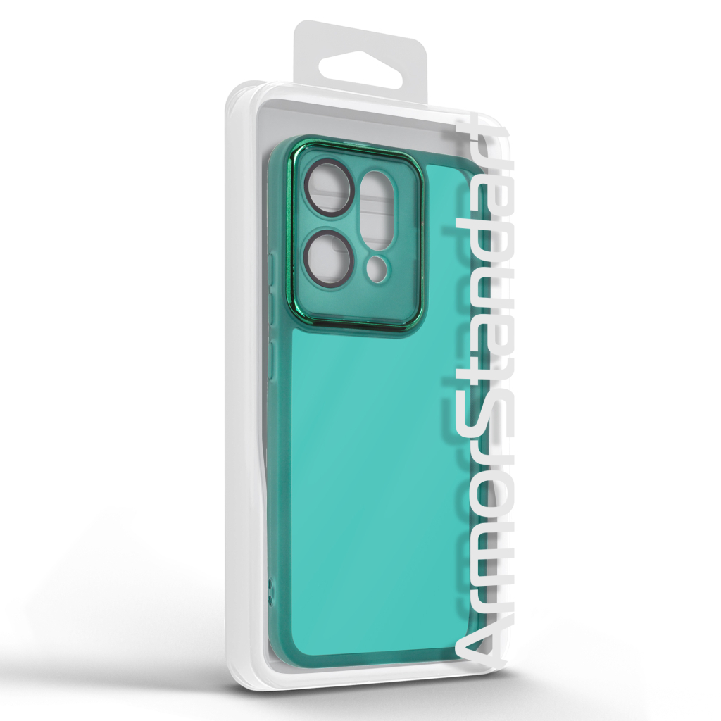 Чохол до мобільного телефона Armorstandart Shade OPPO Reno14 5G Dark Green (ARM87425) - фото 3 Чохол до мобільного телефона Armorstandart Shade OPPO Reno14 5G Dark Green (ARM87425) - фото 3