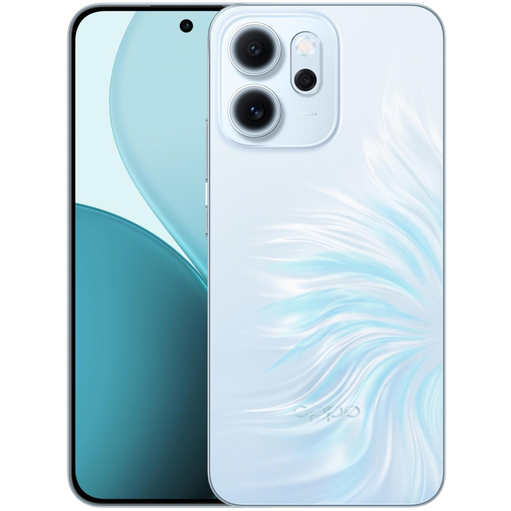 Мобільний телефон Oppo Reno14 F 5G 8/256GB Opal Blue (OFCPH2743 _BLUE_8/256) - фото 1
