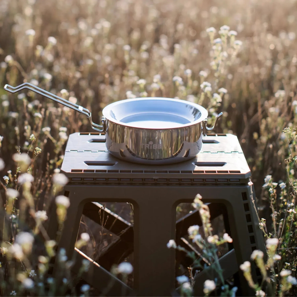 Набір туристичного посуду Tribe Tourist Set 1,2 л сталевий (T-FG-0008-metal) - фото 10 Набір туристичного посуду Tribe Tourist Set 1,2 л сталевий (T-FG-0008-metal) - фото 10