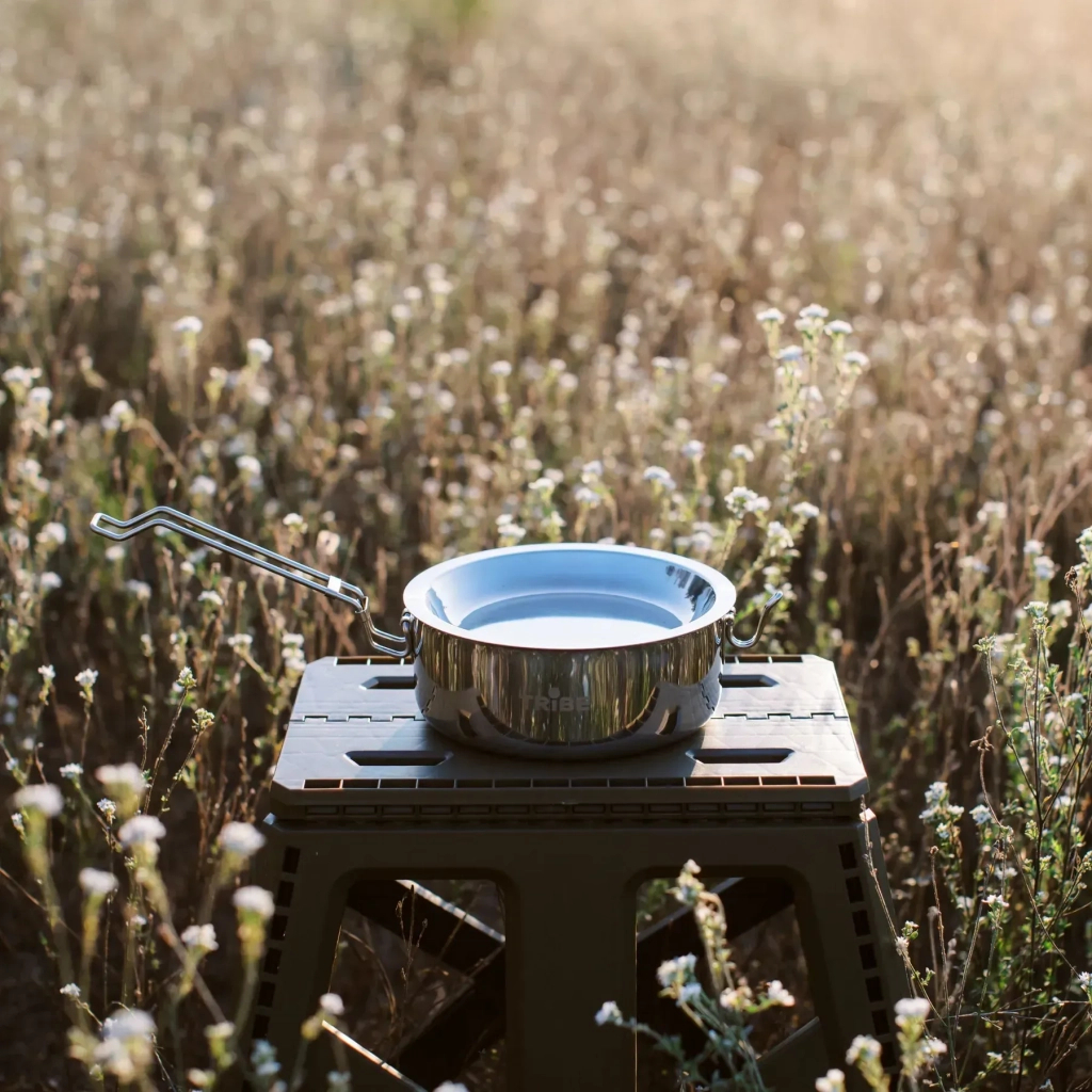Набір туристичного посуду Tribe Tourist Set 1,2 л сталевий (T-FG-0008-metal) - фото 8 Набір туристичного посуду Tribe Tourist Set 1,2 л сталевий (T-FG-0008-metal) - фото 8