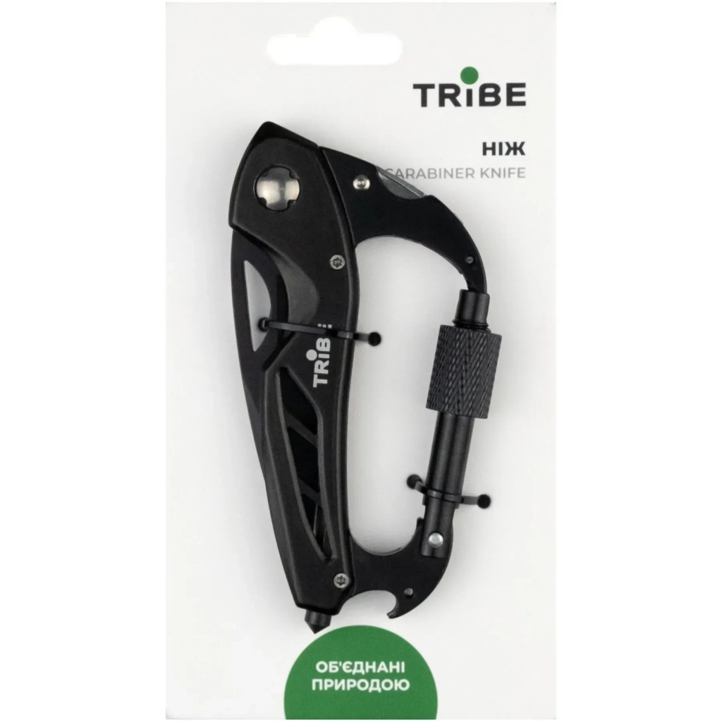 Ніж Tribe Carabiner Knife (T-MG-0014-black) - фото 5 Ніж Tribe Carabiner Knife (T-MG-0014-black) - фото 5