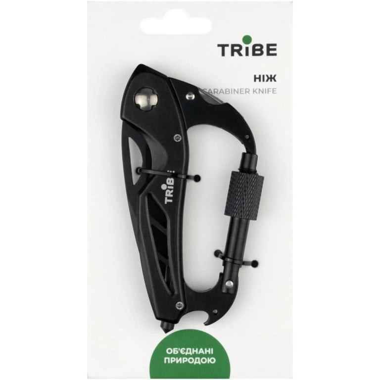 Ніж Tribe Carabiner Knife (T-MG-0014-black) - фото 5