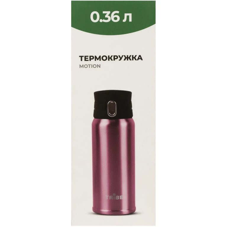 Термокружка Tribe Motion 0,36 л pink (T-DD-0014-pink) - фото 5