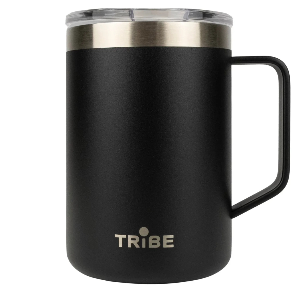 Термокружка Tribe Classic Mug 500 мл black (T-FA-0033-black) - фото 1 Термокружка Tribe Classic Mug 500 мл black (T-FA-0033-black) - фото 1