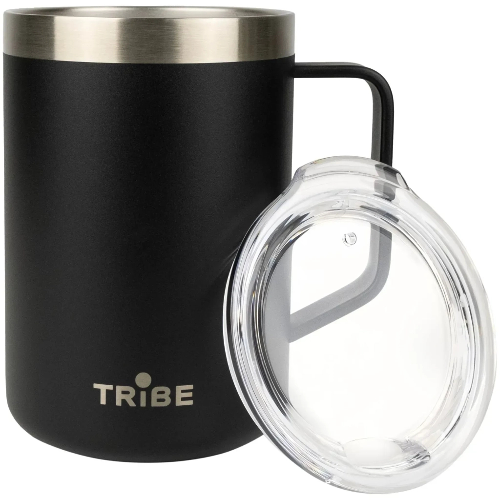 Термокружка Tribe Classic Mug 500 мл black (T-FA-0033-black) - фото 2 Термокружка Tribe Classic Mug 500 мл black (T-FA-0033-black) - фото 2