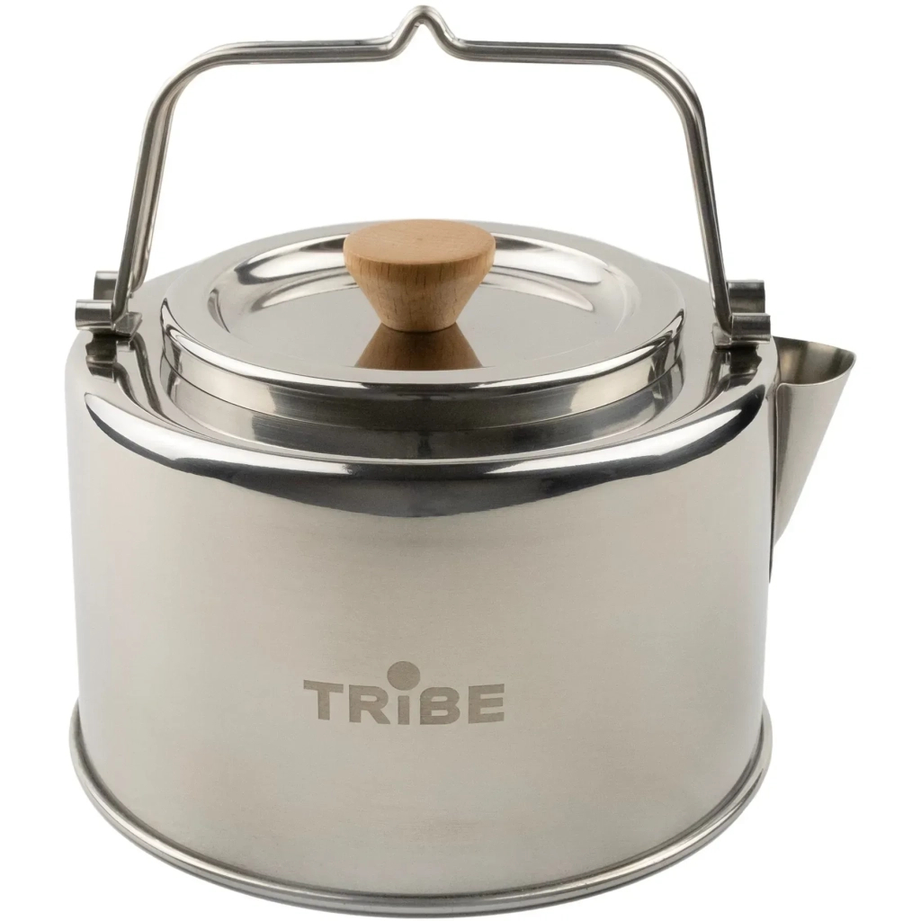 Чайник туристичний Tribe Kettle 1,2 л сталевий (T-FI-0010-metal) Чайник туристичний Tribe Kettle 1,2 л сталевий (T-FI-0010-metal)