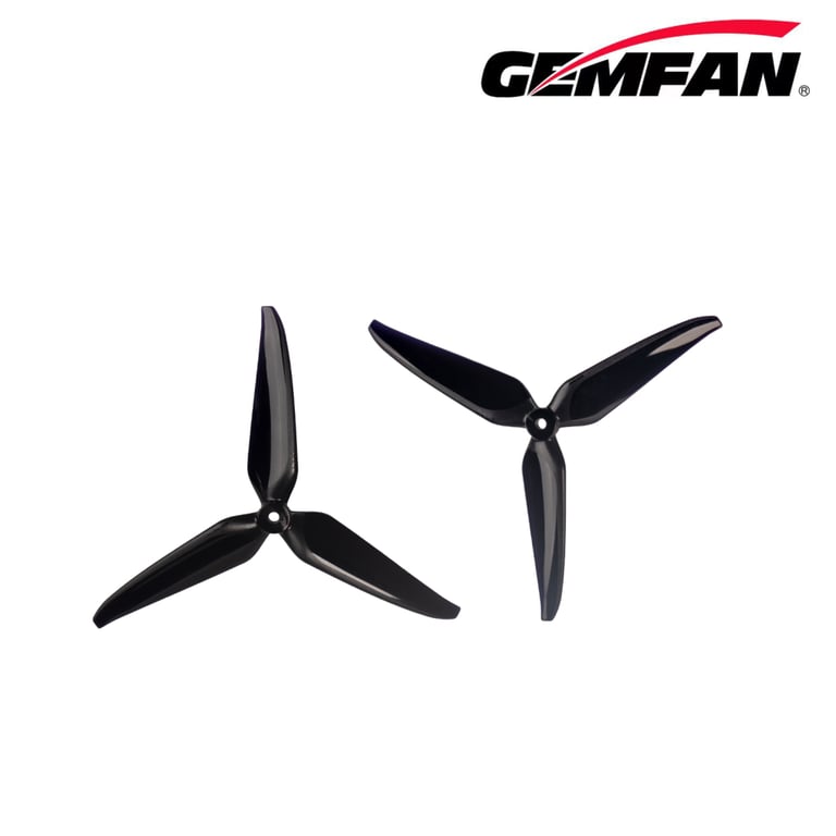 Пропелер для дрона Gemfan 7140 PC 3 Blade - Black 2xCW/2xCCW (PMPC7140-3B) - фото 2
