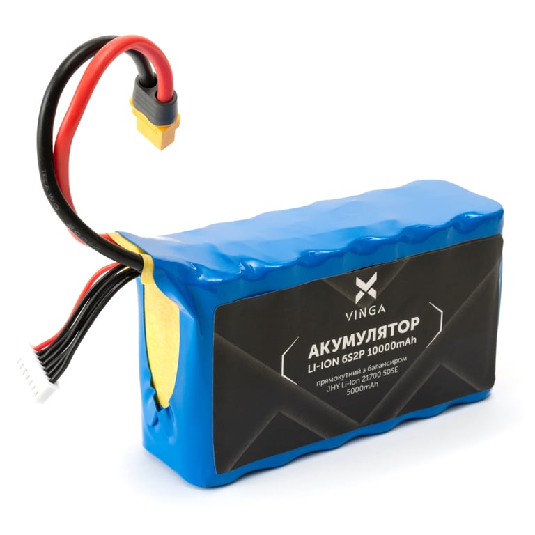 Акумуляторний блок Vinga Li-Ion 6S2P 10000mAh коробка 10 шт (JHY Li-Ion 21700 5000mAh) (V6S2P-10PCS-10000MAH) - фото 4