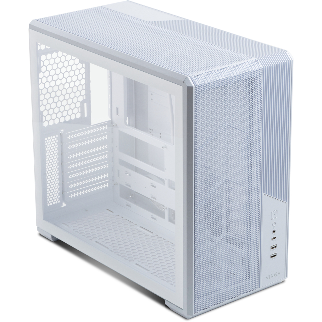 Корпус для ПК Vinga Eclipse White - фото 3 Корпус для ПК Vinga Eclipse White - фото 3