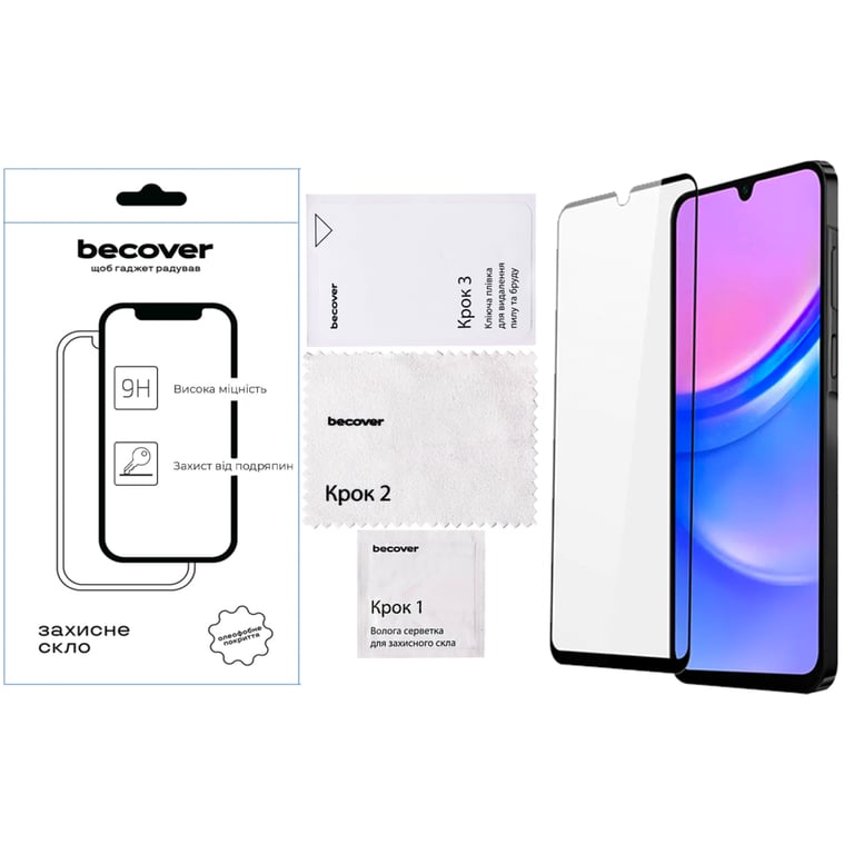 Скло захисне BeCover Samsung Galaxy A17 5G SM-A176 Black (713732) - фото 2