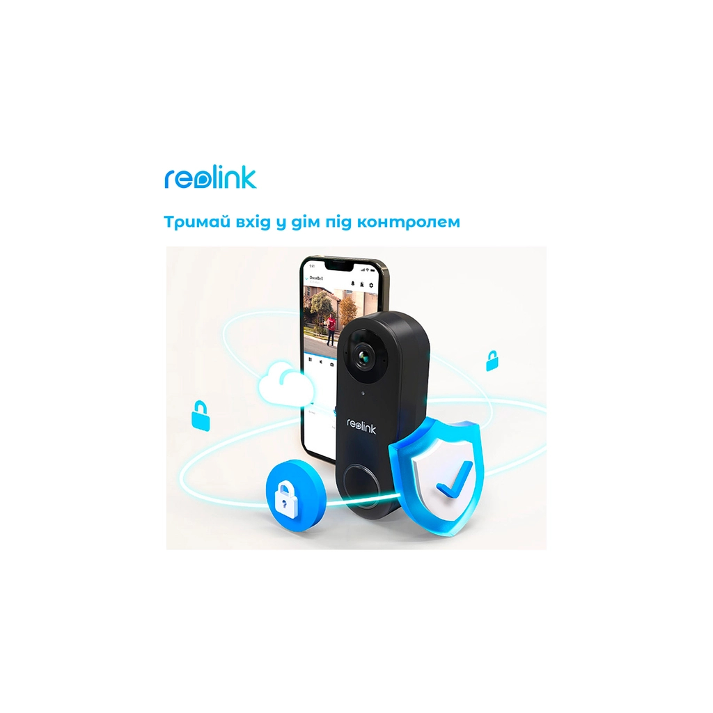 Дверний дзвінок Reolink Video Doorbell WiFi (D340W) - фото 9 Дверний дзвінок Reolink Video Doorbell WiFi (D340W) - фото 9
