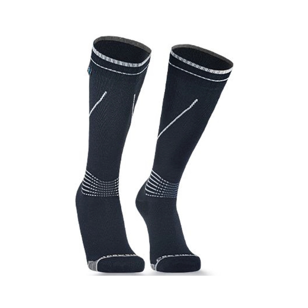 Водонепроникні шкарпетки Dexshell Longlite Socks 2.0, сірі смужки L (43-46) (DS72506JBG-L) - фото 1 Водонепроникні шкарпетки Dexshell Longlite Socks 2.0, сірі смужки L (43-46) (DS72506JBG-L) - фото 1