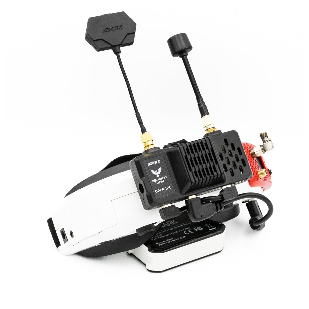 Відеосистема FPV Emax Wyvern Link OpenIPC Goggle VRX (0114001018) - фото 4 Відеосистема FPV Emax Wyvern Link OpenIPC Goggle VRX (0114001018) - фото 4