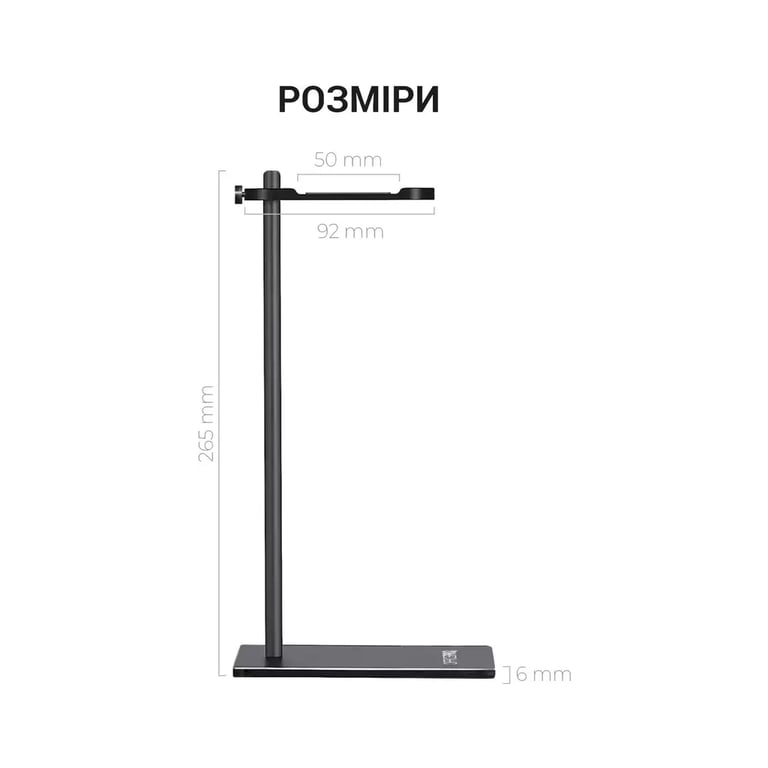 Підставка для гарнітури OfficePro Aluminum Alloys Black (LS350B) - фото 4