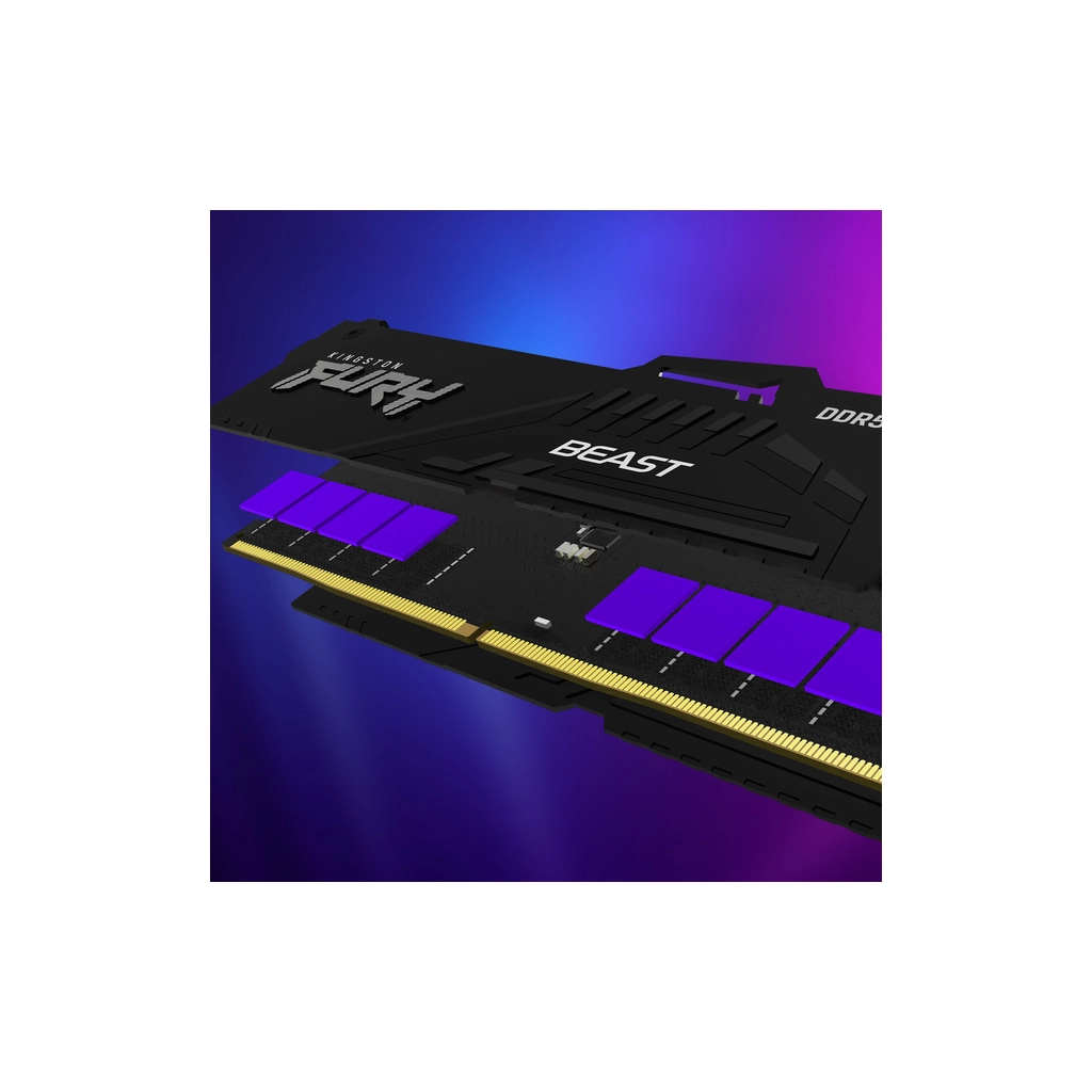 Модуль пам'яті для комп'ютера DDR5 128GB (2x64GB) 5600 MHz Beast RGB Kingston Fury (ex.HyperX) (KF556C40BBAK2-128) - фото 11 Модуль пам'яті для комп'ютера DDR5 128GB (2x64GB) 5600 MHz Beast RGB Kingston Fury (ex.HyperX) (KF556C40BBAK2-128) - фото 11