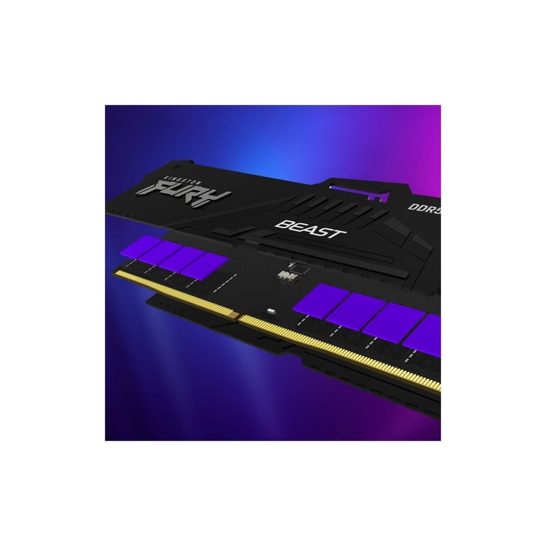 Модуль пам'яті для комп'ютера DDR5 128GB (2x64GB) 5600 MHz Beast RGB Kingston Fury (ex.HyperX) (KF556C40BBAK2-128) - фото 11