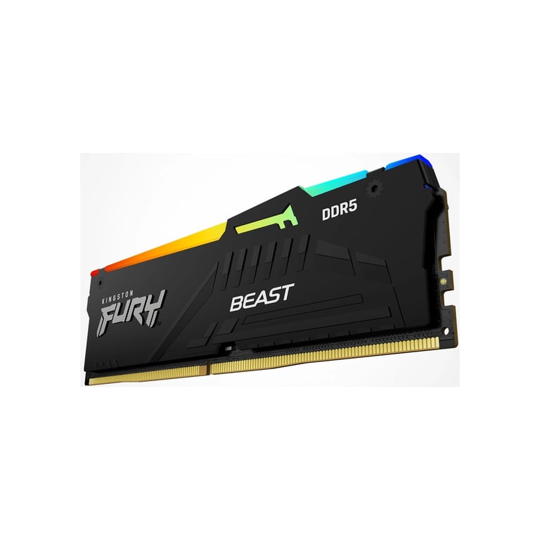 Модуль пам'яті для комп'ютера DDR5 128GB (2x64GB) 5600 MHz Beast RGB Kingston Fury (ex.HyperX) (KF556C40BBAK2-128) - фото 6