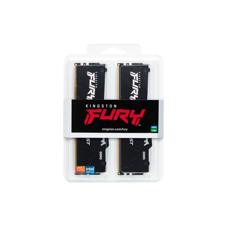 Модуль пам'яті для комп'ютера DDR5 128GB (2x64GB) 5600 MHz Beast RGB Kingston Fury (ex.HyperX) (KF556C40BBAK2-128) - фото 7