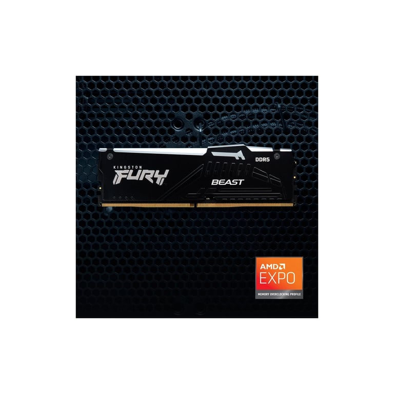 Модуль пам'яті для комп'ютера DDR5 128GB (2x64GB) 5600 MHz Beast RGB Kingston Fury (ex.HyperX) (KF556C40BBAK2-128) - фото 9