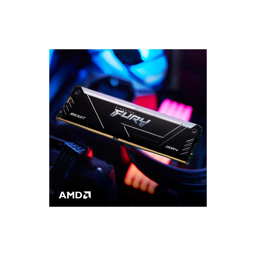 Модуль пам'яті для комп'ютера DDR4 16GB (2x8GB) 3200 MHz Beast Black Kingston Fury (ex.HyperX) (KF432C16BB2AK2/16WP) - фото 10 Модуль пам'яті для комп'ютера DDR4 16GB (2x8GB) 3200 MHz Beast Black Kingston Fury (ex.HyperX) (KF432C16BB2AK2/16WP) - фото 10