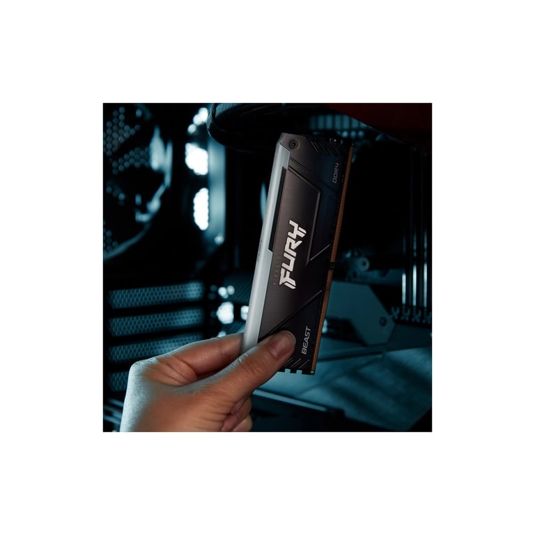 Модуль пам'яті для комп'ютера DDR4 16GB (2x8GB) 3200 MHz Beast Black Kingston Fury (ex.HyperX) (KF432C16BB2AK2/16WP) - фото 11