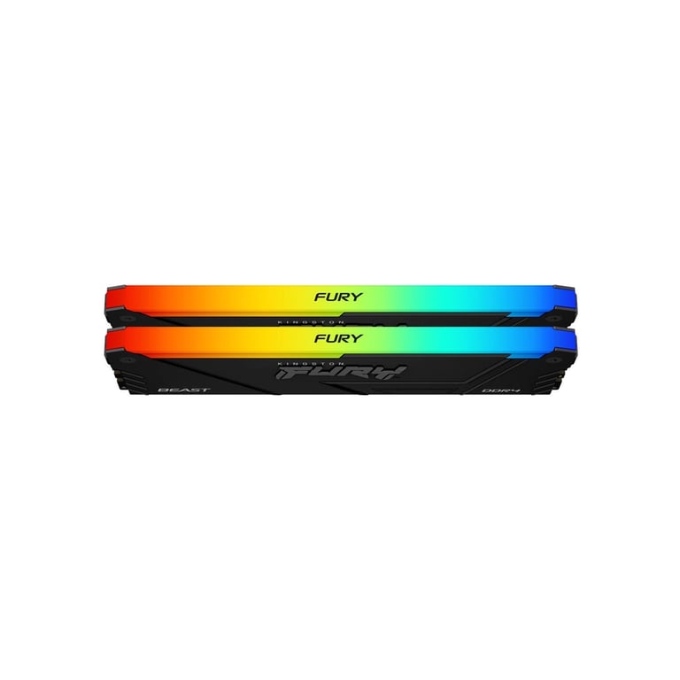 Модуль пам'яті для комп'ютера DDR4 16GB (2x8GB) 3200 MHz Beast Black Kingston Fury (ex.HyperX) (KF432C16BB2AK2/16WP) - фото 2