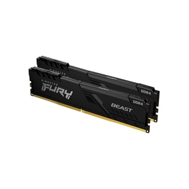 Модуль пам%27яті для комп%27ютера DDR4 16GB (2x8GB) 3200 MHz Black Kingston Fury (ex.HyperX) (KF432C16BBK2/16WP)