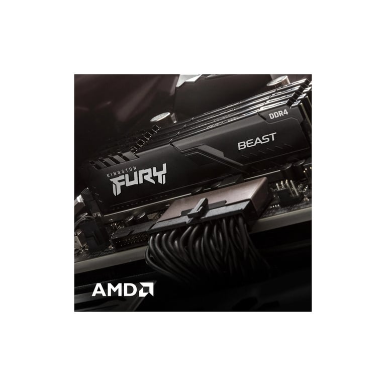 Модуль пам'яті для комп'ютера DDR4 16GB (2x8GB) 3200 MHz Black Kingston Fury (ex.HyperX) (KF432C16BBK2/16WP) - фото 12