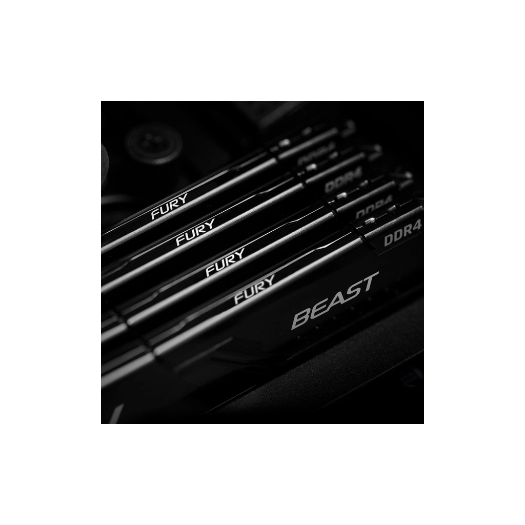 Модуль пам'яті для комп'ютера DDR4 32GB (2x16GB) 3200 MHz Beast Black Kingston Fury (ex.HyperX) (KF432C16BB1K2/32WP) - фото 4 Модуль пам'яті для комп'ютера DDR4 32GB (2x16GB) 3200 MHz Beast Black Kingston Fury (ex.HyperX) (KF432C16BB1K2/32WP) - фото 4