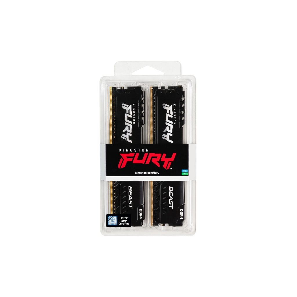Модуль пам'яті для комп'ютера DDR4 32GB (2x16GB) 3200 MHz Beast Black Kingston Fury (ex.HyperX) (KF432C16BB1K2/32WP) - фото 7 Модуль пам'яті для комп'ютера DDR4 32GB (2x16GB) 3200 MHz Beast Black Kingston Fury (ex.HyperX) (KF432C16BB1K2/32WP) - фото 7