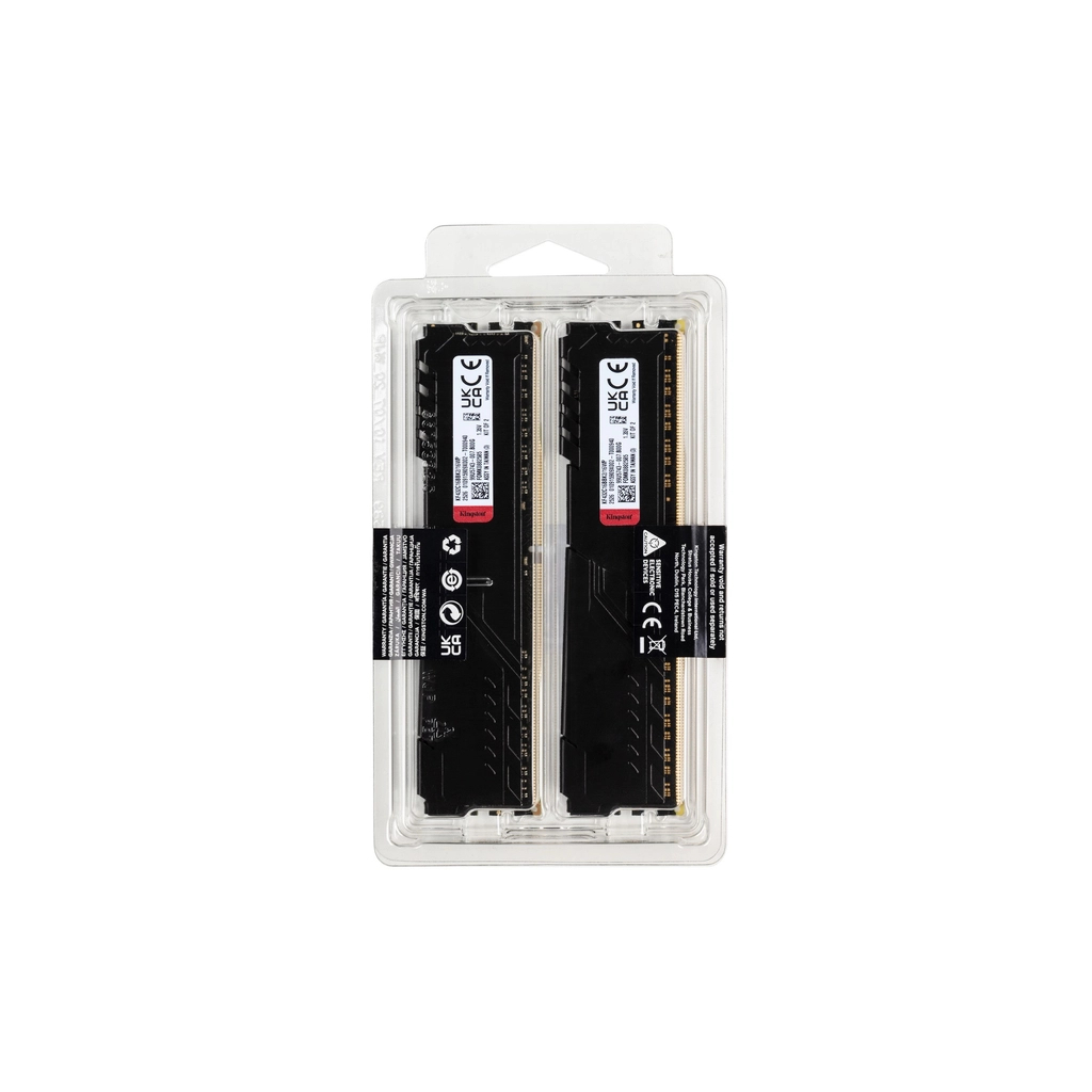 Модуль пам'яті для комп'ютера DDR4 32GB (2x16GB) 3200 MHz Beast Black Kingston Fury (ex.HyperX) (KF432C16BB1K2/32WP) - фото 8 Модуль пам'яті для комп'ютера DDR4 32GB (2x16GB) 3200 MHz Beast Black Kingston Fury (ex.HyperX) (KF432C16BB1K2/32WP) - фото 8