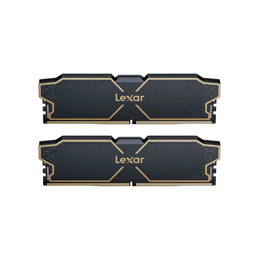 Модуль пам%27яті для комп%27ютера DDR5 16GB (2x8GB) 6000 MHz THOR OC Black Lexar (LD5U08G60C38LG-RGD) Модуль пам%27яті для комп%27ютера DDR5 16GB (2x8GB) 6000 MHz THOR OC Black Lexar (LD5U08G60C38LG-RGD)