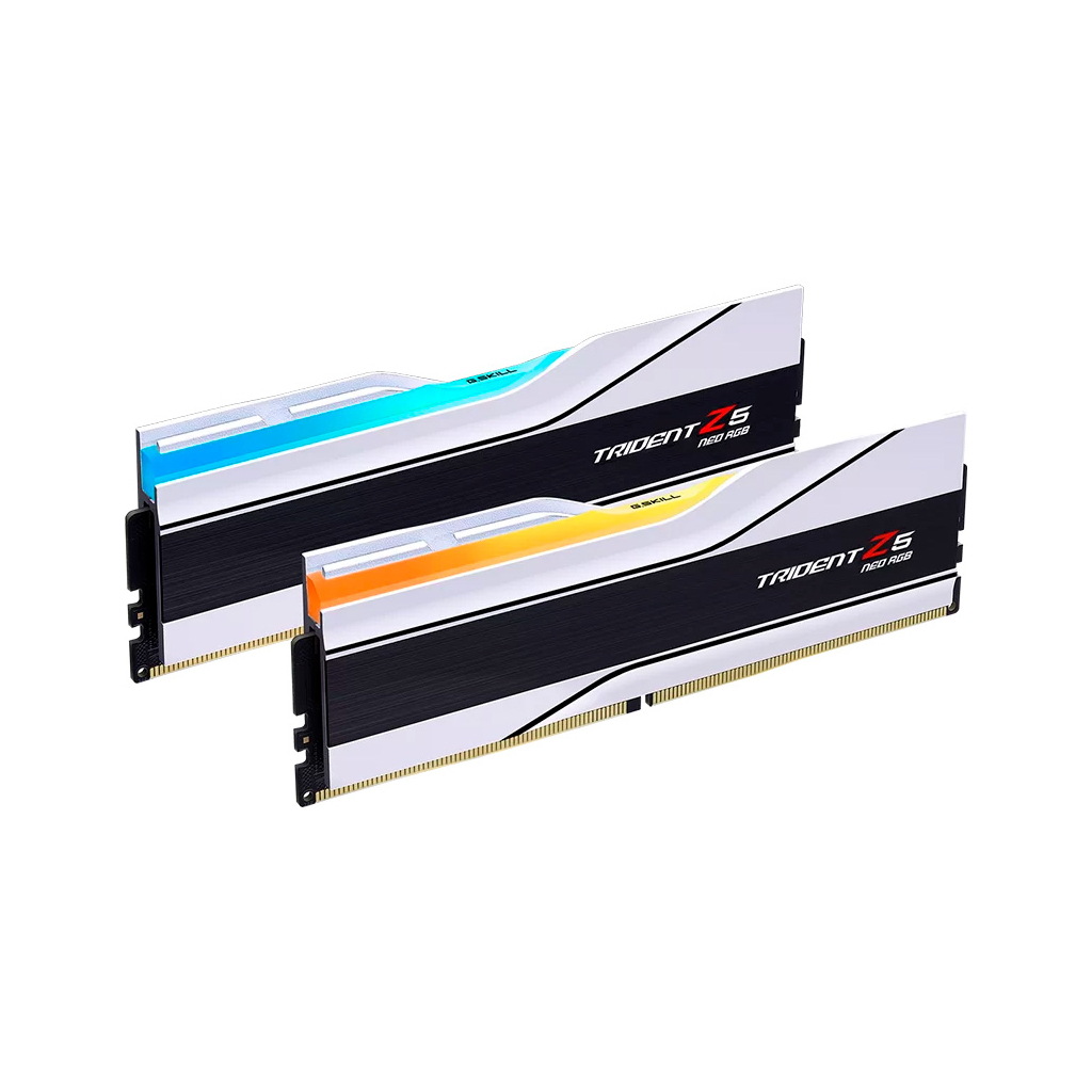 Модуль пам%27яті для комп%27ютера DDR5 32GB (2x16GB) 6000 MHz Trident Z5 Neo RGB Matte White G.Skill (F5-6000J2836G16GX2-TZ5NRW) Модуль пам%27яті для комп%27ютера DDR5 32GB (2x16GB) 6000 MHz Trident Z5 Neo RGB Matte White G.Skill (F5-6000J2836G16GX2-TZ5NRW)
