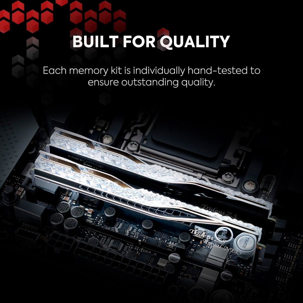 Модуль пам'яті для комп'ютера DDR5 32GB (2x16GB) 6000 MHz Trident Z5 Royal Silver G.Skill (F5-6000J2836G16GX2-TR5S) - фото 7 Модуль пам'яті для комп'ютера DDR5 32GB (2x16GB) 6000 MHz Trident Z5 Royal Silver G.Skill (F5-6000J2836G16GX2-TR5S) - фото 7