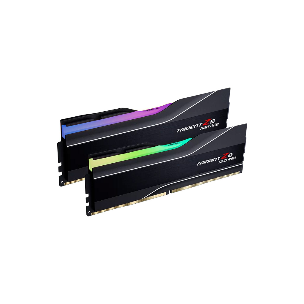 Модуль пам%27яті для комп%27ютера DDR5 32GB (2x16GB) 6400 MHz Trident Z5 Neo RGB Black G.Skill (F5-6400J3239G16GX2-TZ5NR) Модуль пам%27яті для комп%27ютера DDR5 32GB (2x16GB) 6400 MHz Trident Z5 Neo RGB Black G.Skill (F5-6400J3239G16GX2-TZ5NR)