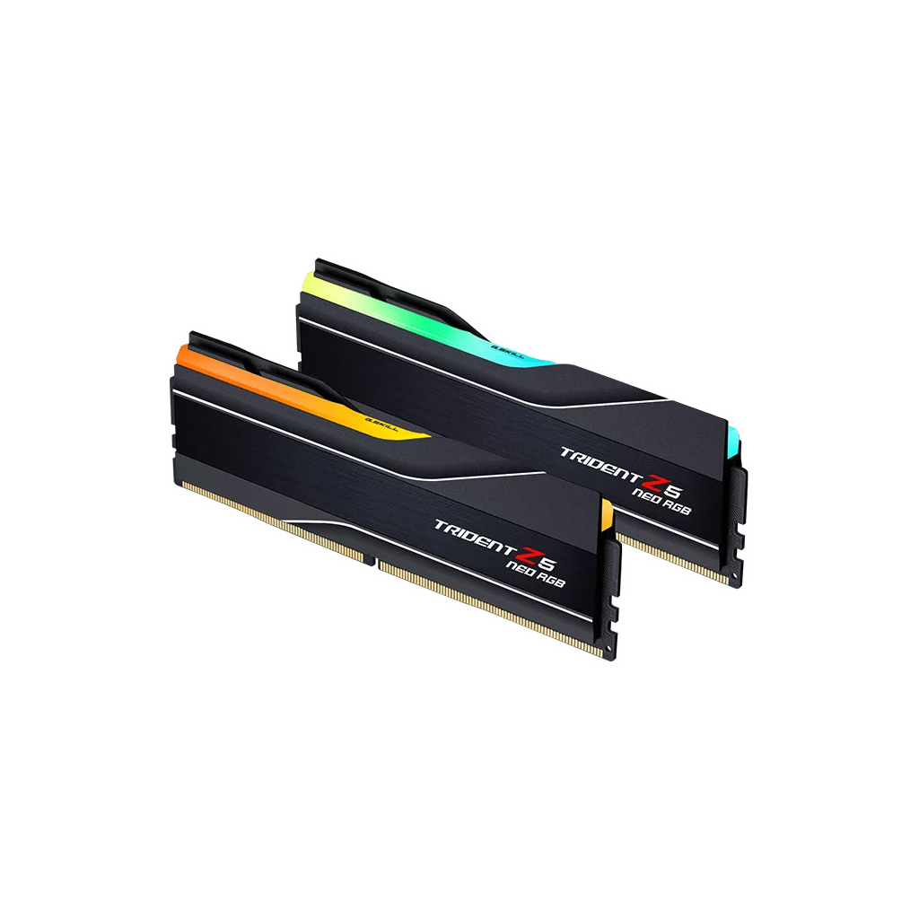 Модуль пам'яті для комп'ютера DDR5 32GB (2x16GB) 6400 MHz Trident Z5 Neo RGB Black G.Skill (F5-6400J3239G16GX2-TZ5NR) - фото 3 Модуль пам'яті для комп'ютера DDR5 32GB (2x16GB) 6400 MHz Trident Z5 Neo RGB Black G.Skill (F5-6400J3239G16GX2-TZ5NR) - фото 3