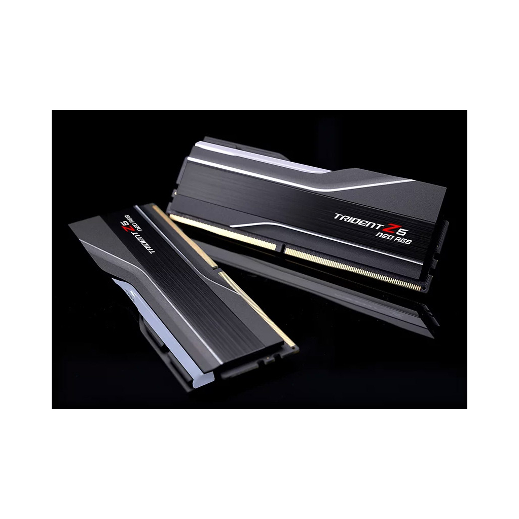 Модуль пам'яті для комп'ютера DDR5 32GB (2x16GB) 6400 MHz Trident Z5 Neo RGB Black G.Skill (F5-6400J3239G16GX2-TZ5NR) - фото 4 Модуль пам'яті для комп'ютера DDR5 32GB (2x16GB) 6400 MHz Trident Z5 Neo RGB Black G.Skill (F5-6400J3239G16GX2-TZ5NR) - фото 4