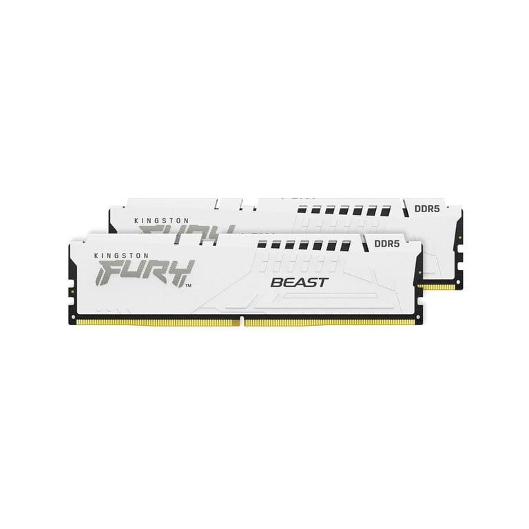 Модуль пам'яті для комп'ютера DDR5 32GB (2x16GB) 6000 MHz Beast White Kingston Fury (ex.HyperX) (KF560C36BWE2K2-32) - фото 2