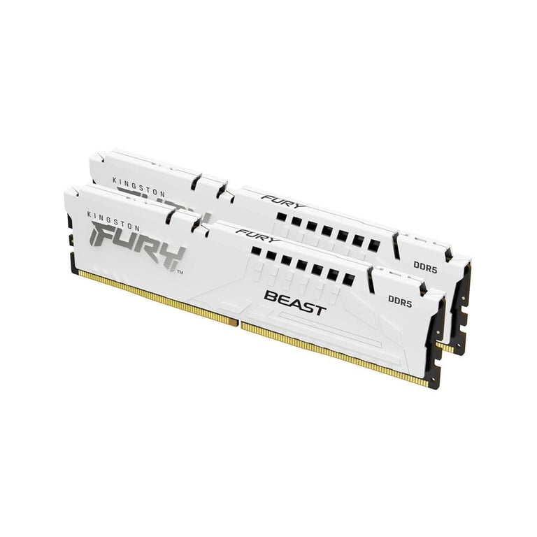 Модуль пам'яті для комп'ютера DDR5 32GB (2x16GB) 6000 MHz Beast White Kingston Fury (ex.HyperX) (KF560C36BWE2K2-32) - фото 3