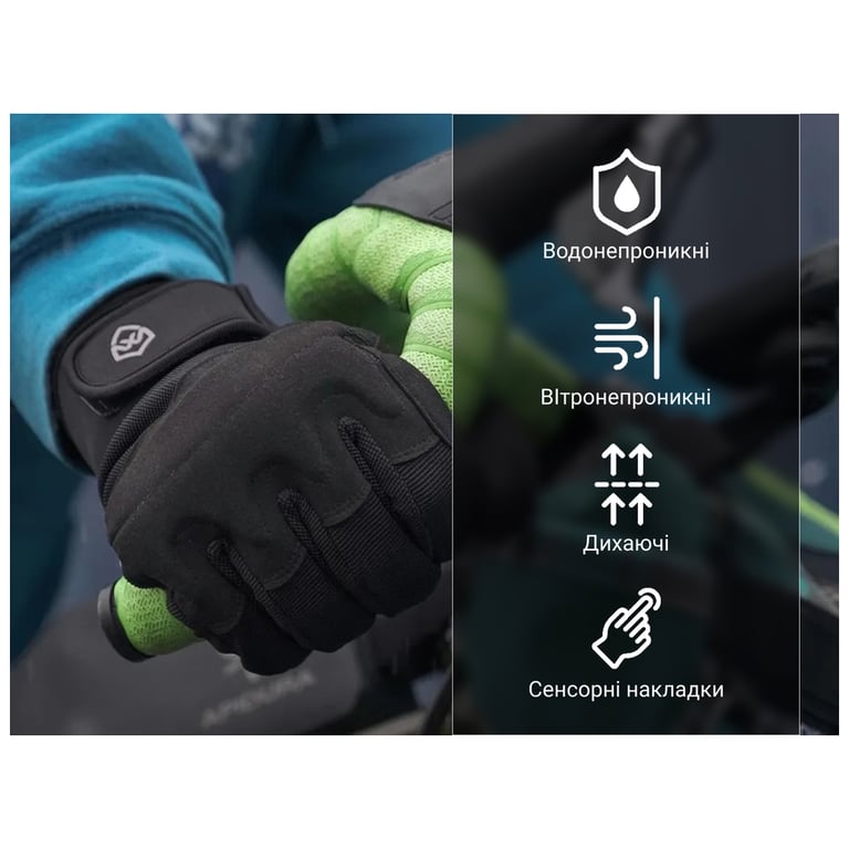 Водонепроникні рукавички Dexshell Arendal Biking Gloves V 2.0, чорні M (DG9402BLK2.0-M) - фото 11