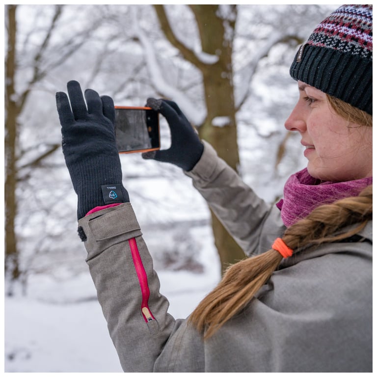 Водонепроникні рукавички Dexshell ThermFit 3.0 Gloves чорні M (DG12402BLK-M) - фото 3