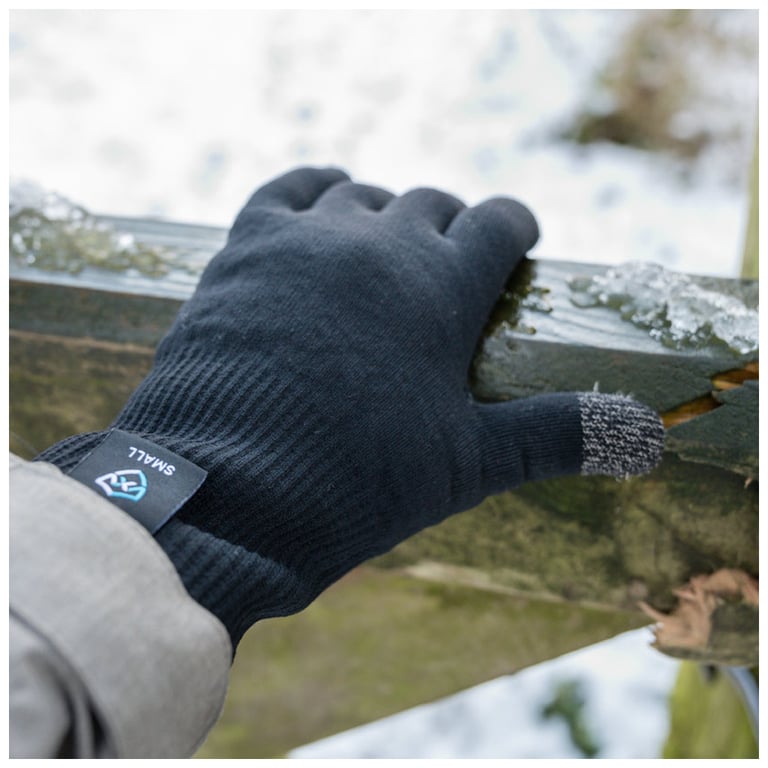 Водонепроникні рукавички Dexshell ThermFit 3.0 Gloves чорні M (DG12402BLK-M) - фото 4