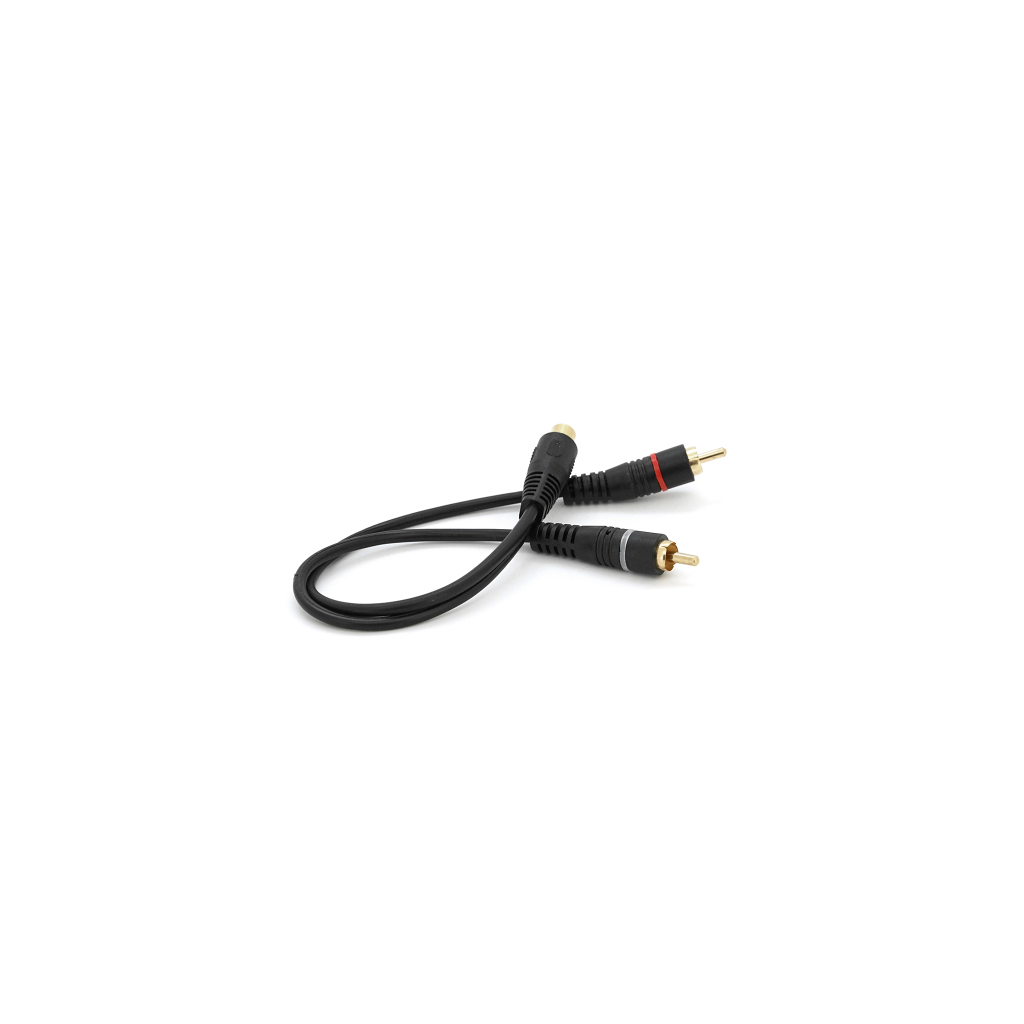 Кабель мультимедійний 1xRCA F to 2xRCA M 0.2m black Voltronic (YT-RCA(F)/2хRCA(M)-0,2CuB) - фото 2 Кабель мультимедійний 1xRCA F to 2xRCA M 0.2m black Voltronic (YT-RCA(F)/2хRCA(M)-0,2CuB) - фото 2