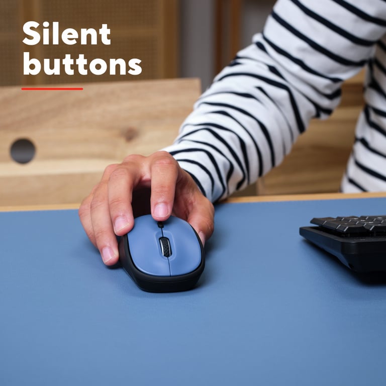 Мишка Trust Yvi+ Silent Wireless Dark Blue (25514) - фото 10