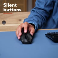 Мишка Trust Yvi+ Silent Wireless Glossy Black (25512) - фото 10