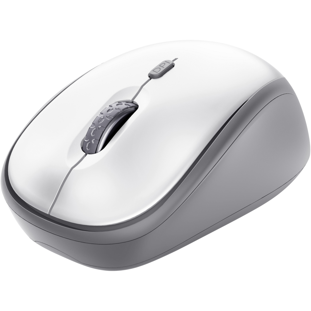 Мишка Trust Yvi+ Silent Wireless White (25513) - фото 1