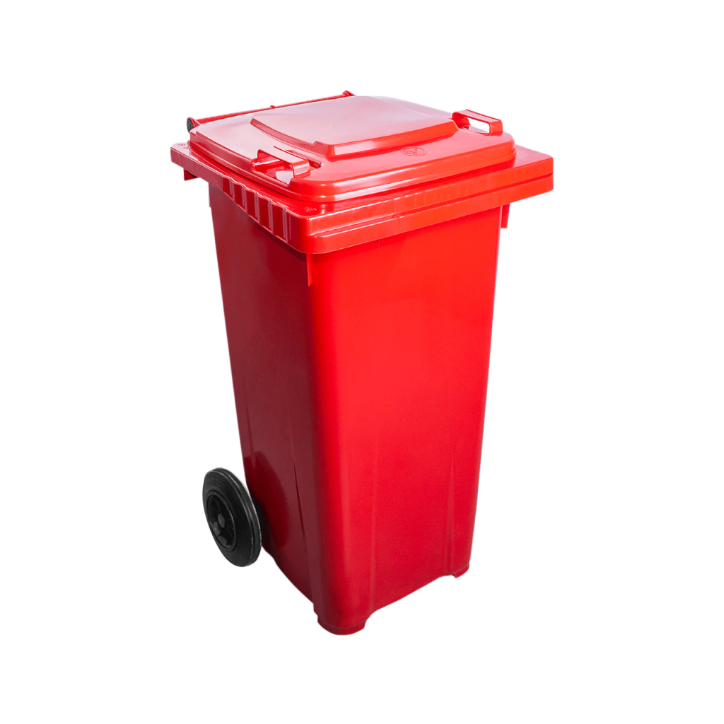 Контейнер для сміття Алеана Євро Червоний 120 л (20592) Контейнер для сміття Алеана Євро Червоний 120 л (20592)