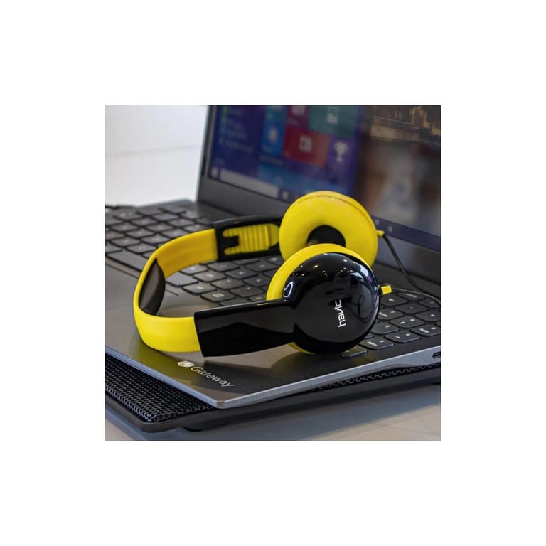 Навушники Havit HV-H211d Yellow/Black (HV-H211d) - фото 5