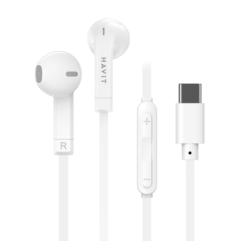 Навушники Havit HV-E336C USB-C White (HV-E336C) - фото 1